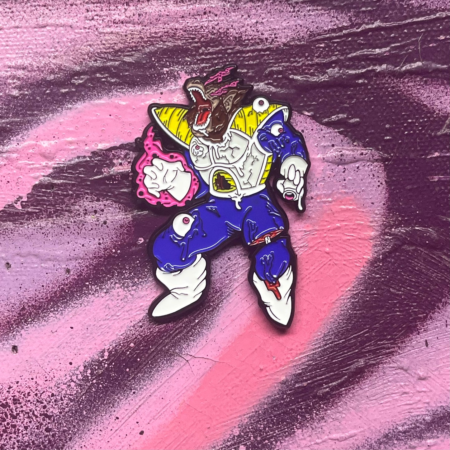 Vegeta's Zombified Ōzaru Enamel Pin – 1.75 -Inch