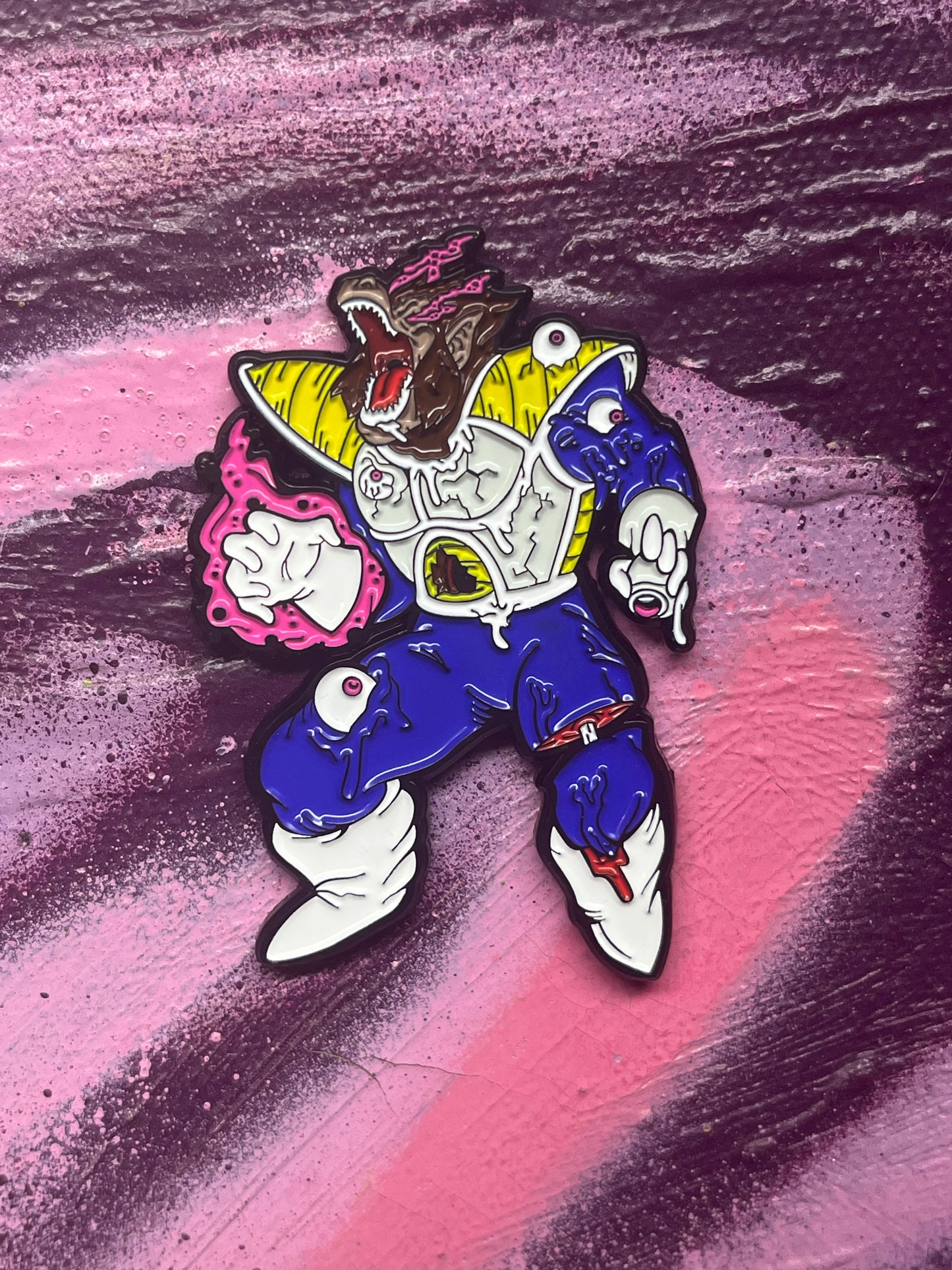 Vegeta's Zombified Ōzaru Enamel Pin – 1.75 -Inch