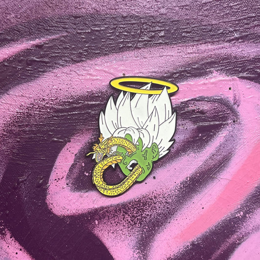 Zamasu (GLOW) Enamel Pin – 2.75-Inch Pin