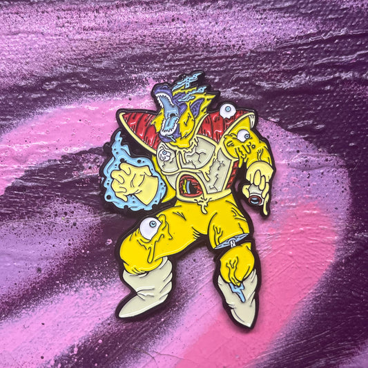 Baby Vegeta's Zombified Ōzaru Enamel Pin – 2 Inch