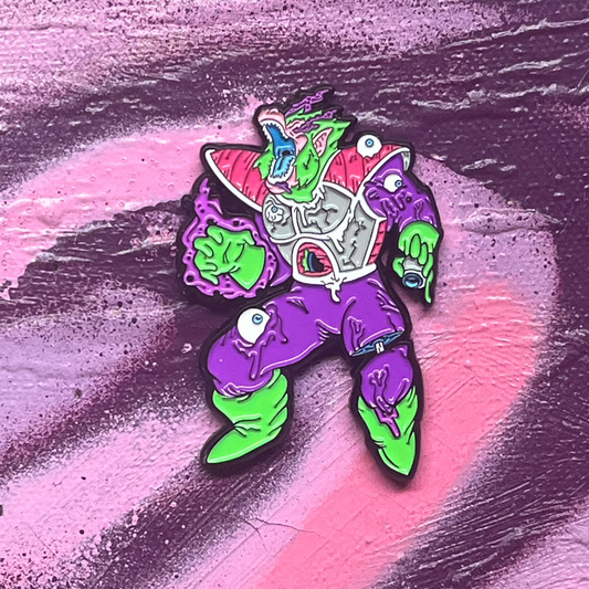Vegeta's Zombified Ōzaru Enamel Pin Namekian – 2 Inch