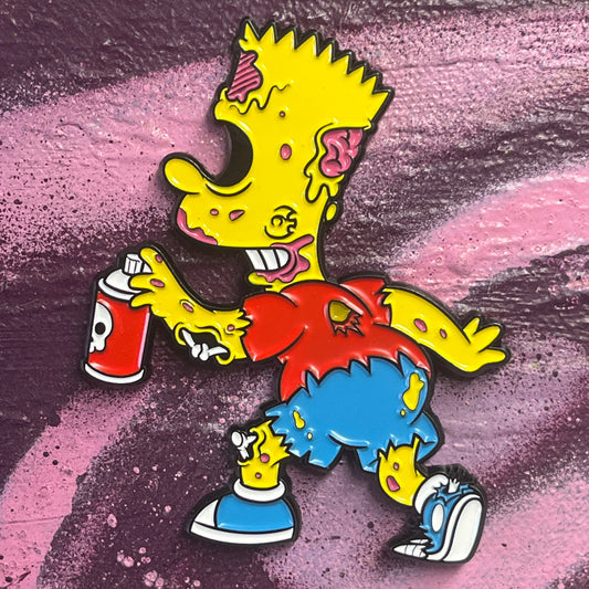 Zombart Enamel Pin 2.5in