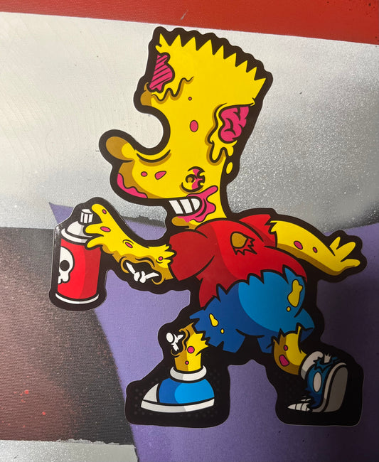 ZomBart (8in) Sticker